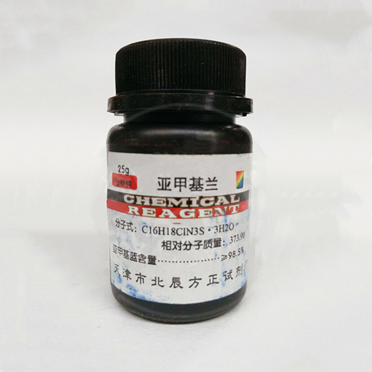 25g 98.5% Pure Methylene Blue Indicator C16H18ClN3S·3H 2O AR grade Reagents