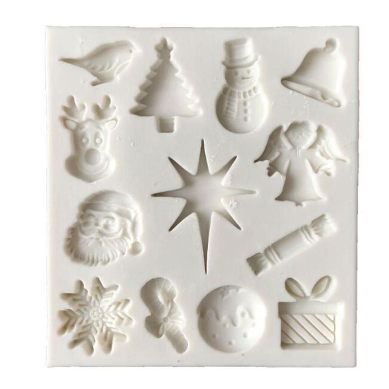 Creative Chocolate Moulds Christmas Series Baking Gadget Cake Baking Accessories