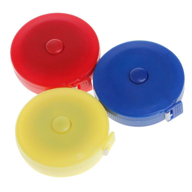 Retractable Ruler Tape Measure 60 inch 1.5m For Sewing Cloth Dieting Tailor