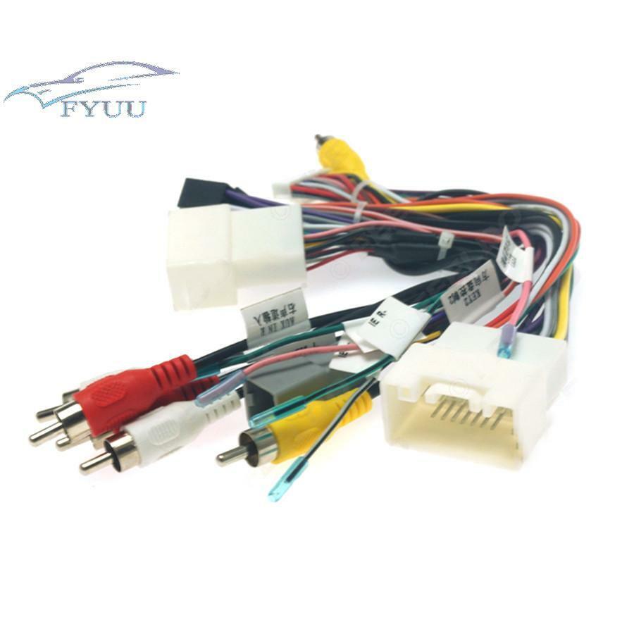 16Pin Car Stereo Audio Wiring Harness W/Canbus Box For Mitsubishi Pajero 2018-20