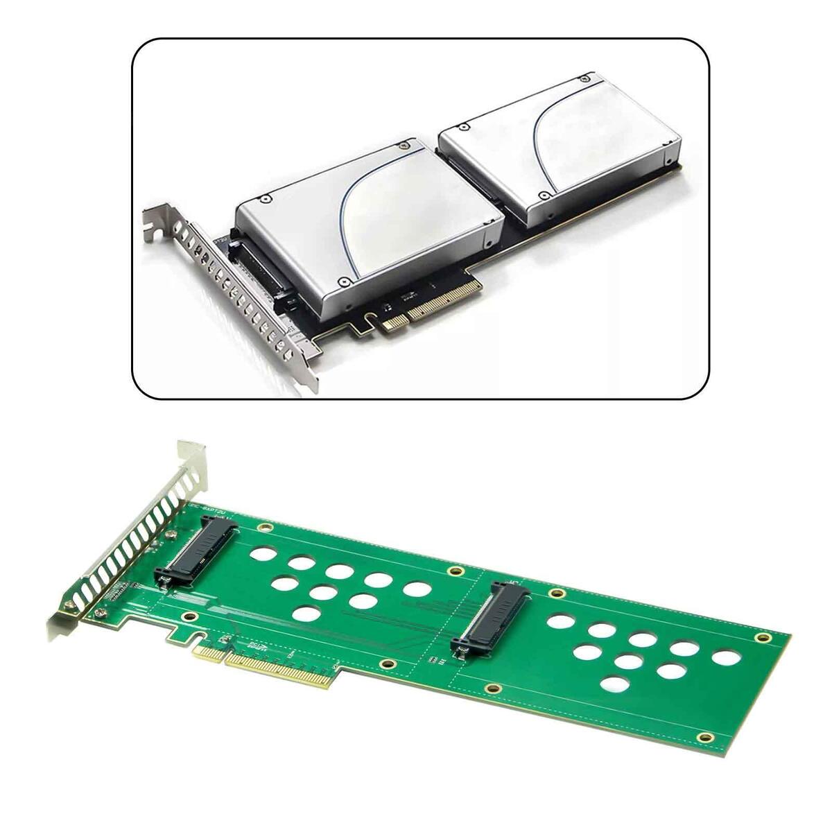 tachiuwa U.2 PCI-e ExpansionCard SFF-8639 to SSD Adapter Card, PCI-E 3.0 X8 SATA
