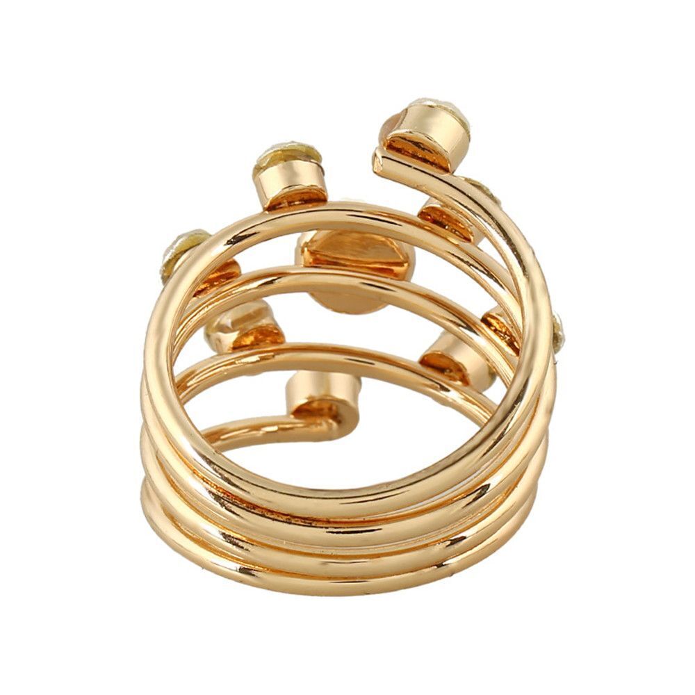 Fashion Gifts Knuckle Finger Rings Opening Rings Rhinestone Statement Jewelry