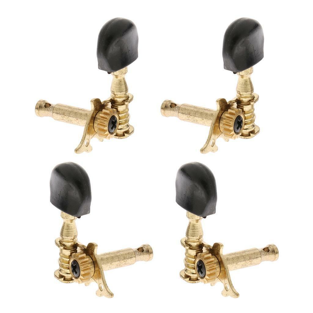 Electric Bass Ukulele String Tuning Pegs, 2R 2L Tuning Pegs for Electric Bass