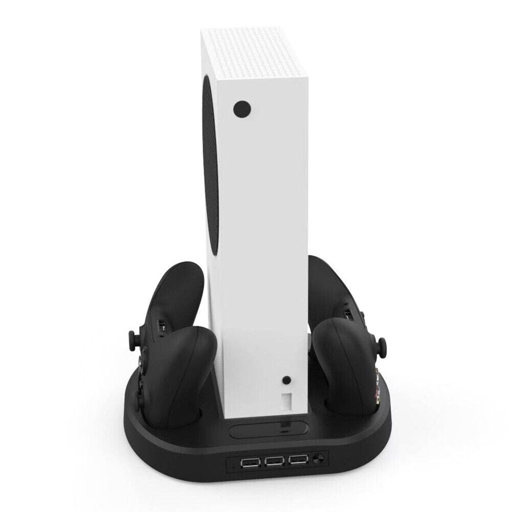 Console Cooling Holder for Xbox Series S USB HUB Dual Controller Charger