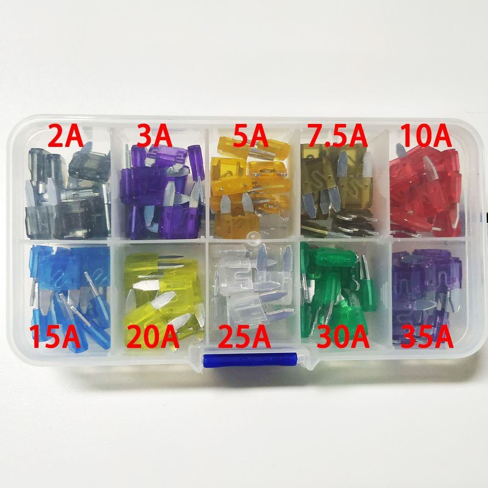 Truck Motorcycle AUTO Blade FUSES Kit Car Fuse  Assortment Case Assorted