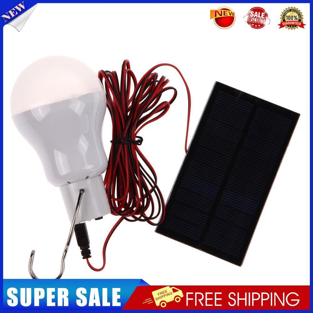 Portable Solar Power LED Bulb Lamp Outdoor Lighting Camp Tent Fishing Lamp