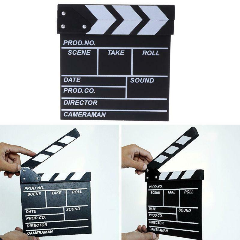 Film Director's Clapper Board Movie Scene Clapboard Photography Props