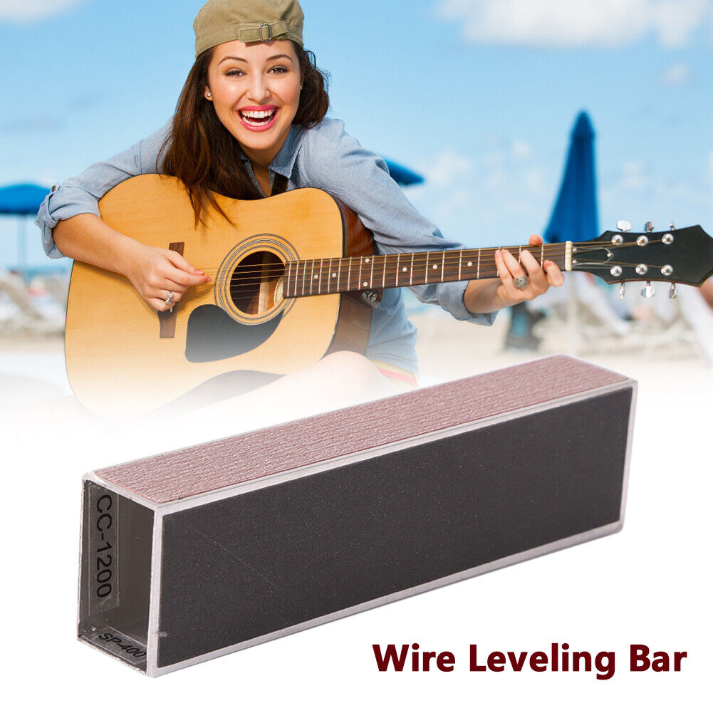 Guitar Sanding Leveling Bar Sandpaper Fret Leveling File Bass Luthier Tool