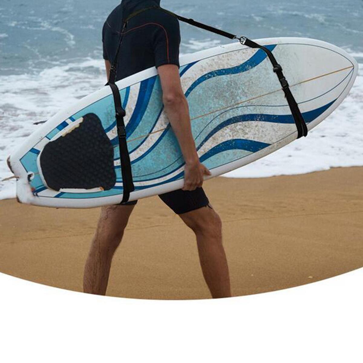 Portable Paddle Board Shoulder Strap Carrier Carrying Sling Paddle Holder