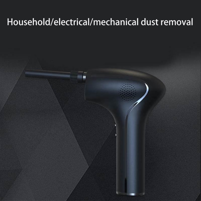 Wireless Air Duster USB Dust Blower Handheld Dust Collector Rechargable 60W