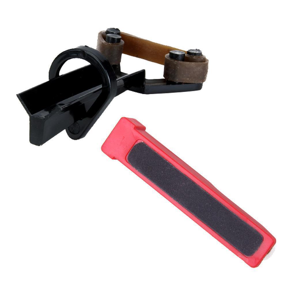 2PCs Billiard Pool Ball Snooker Cue Tip Clamp Fastener Grinding Rod Repair Tool