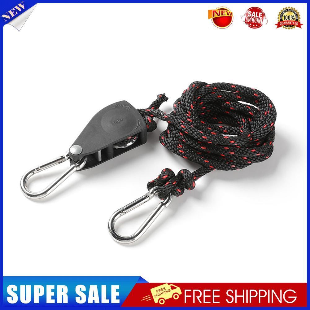 Tent Pulley Rope Buckle Fastener Windproof Adjustable Camping Buckles (L)
