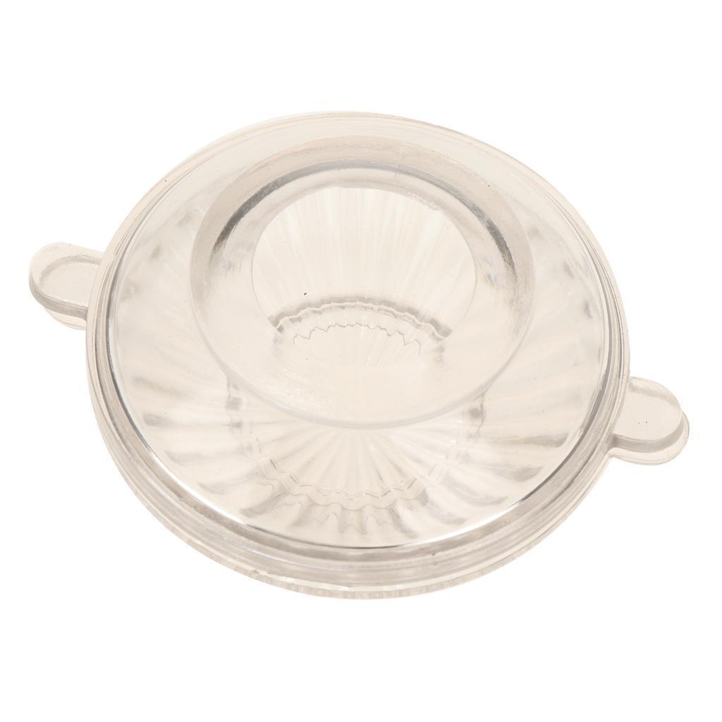Plastic Flat Round Shape Candle Mould Soap Mold Candle Making Mold 55x28mm