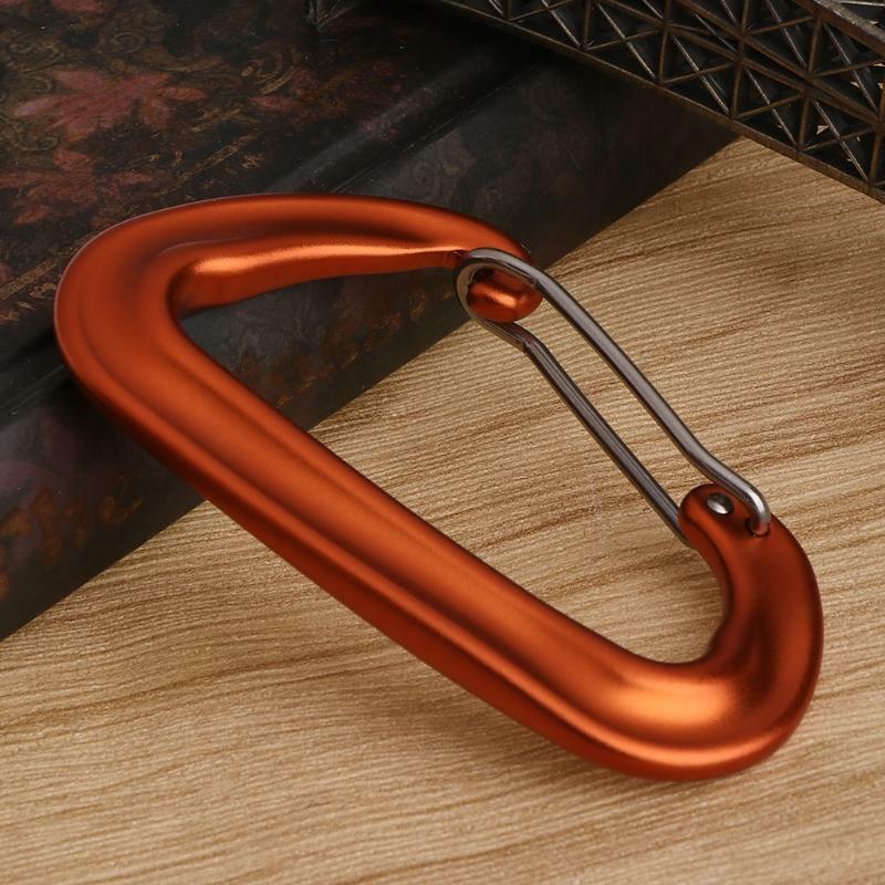 Heavy Duty D Ring Carabiners Clip for Climbing Rappelling, D Shaped Carabiner