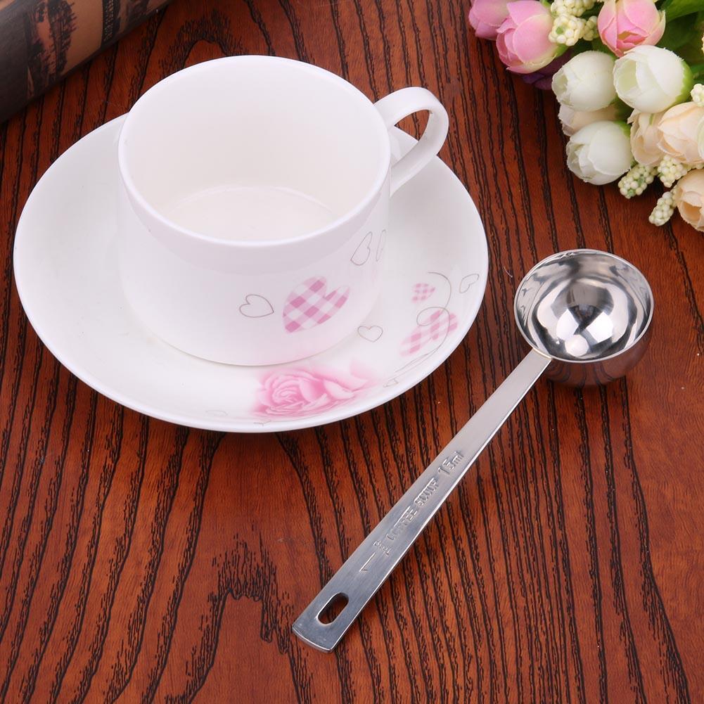 15ML/30ML Coffee Scoop Thicken Stainless Steel Tablespoon Measuring Spoon