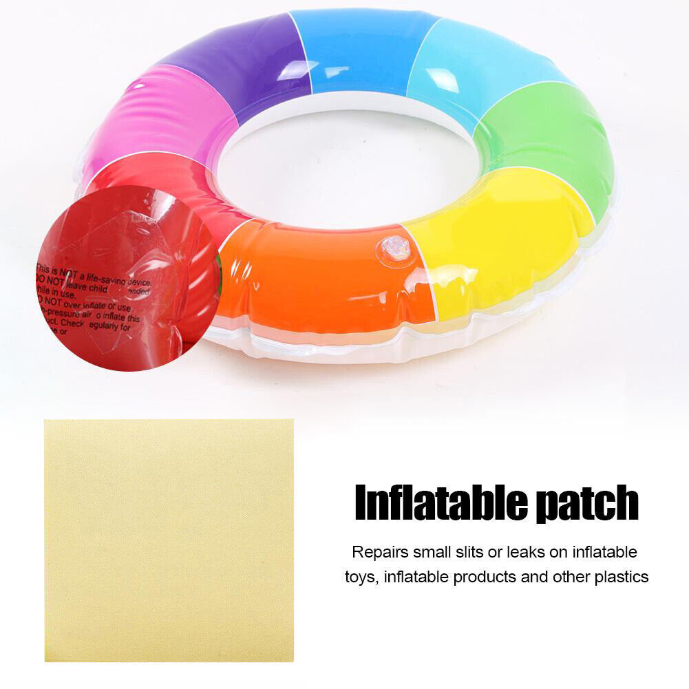 10pcs/set Inflatable Swimming Pool Repair Tool Kits PVC Puncture Patch Glue