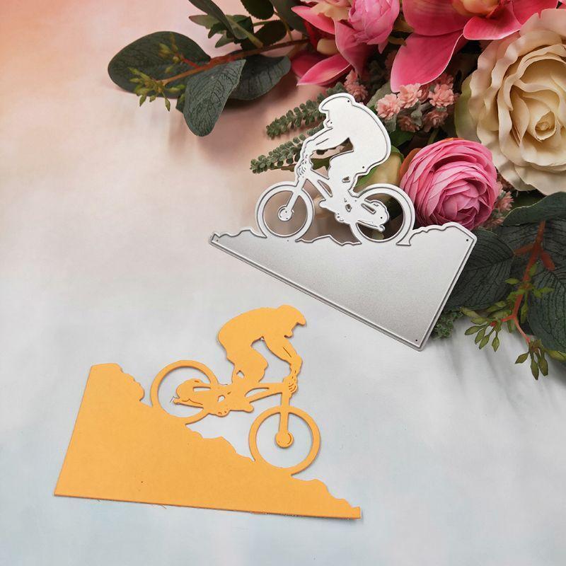 Extreme Bicycle Metal Cutting Dies Stencil DIY Scrapbooking Album Stamp Card