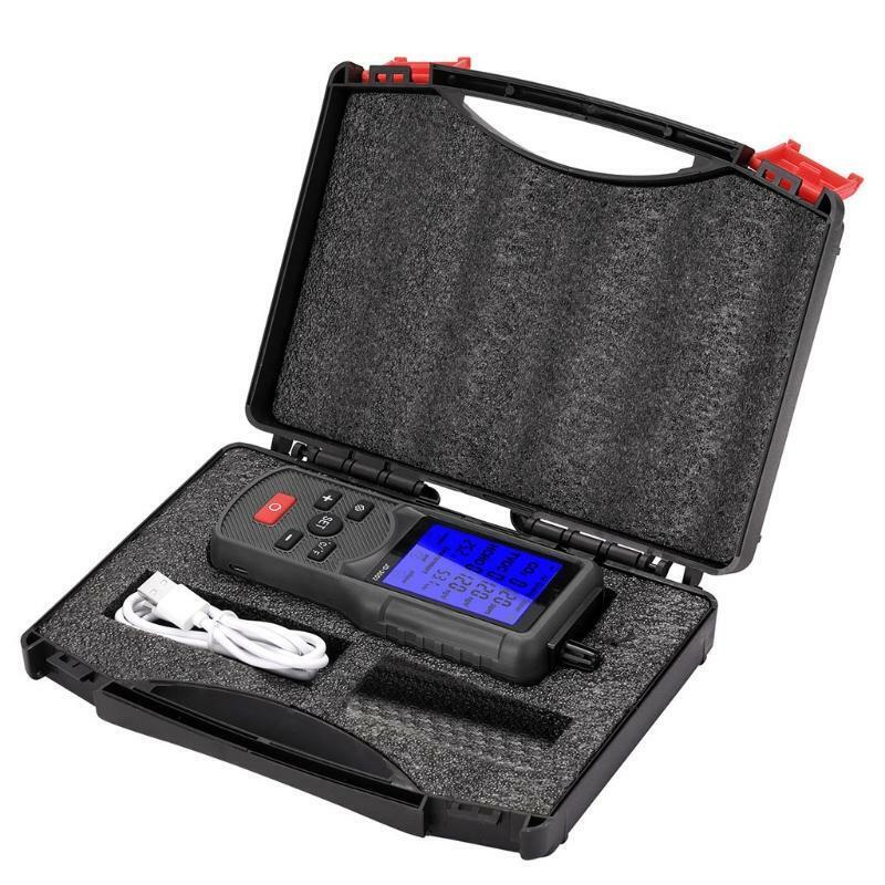LCD Temperature Humidity  Multifunctional Air Quality Tester CO2 TVOC Meter