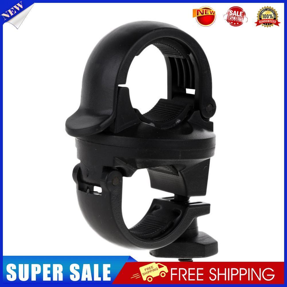 360-Degree Rotating Bicycle Handlebar Front Light Torch Clip Headlight Base