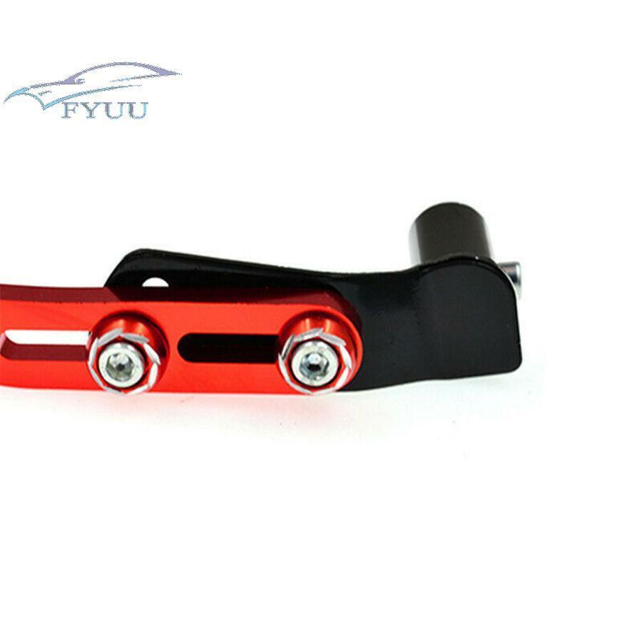 1x Red CNC Universal Motorcycle Pedal Gear Lever Bar Kick Lever Aluminum Alloy