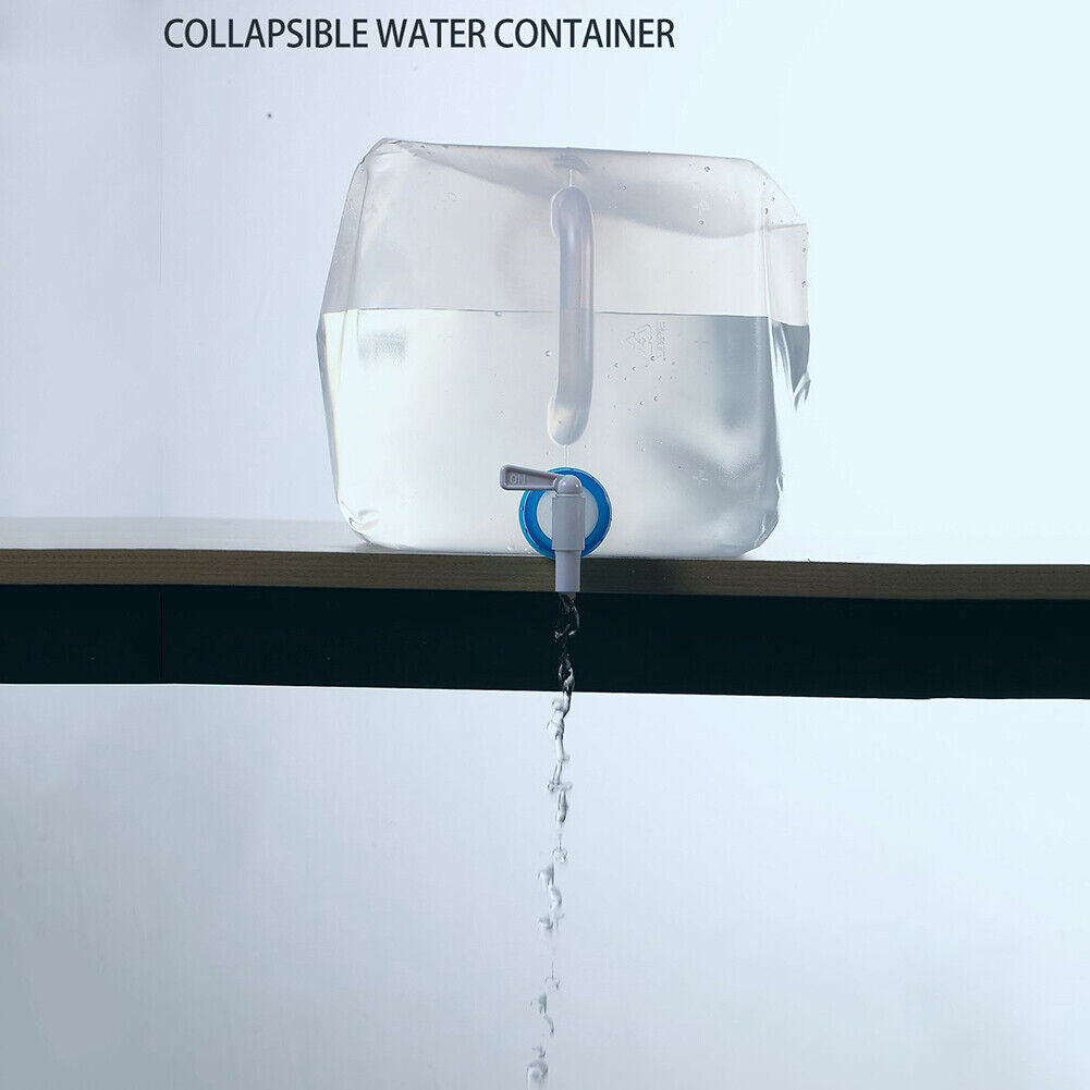 Collapsible Water Container Outdoor Hiking Fishing Camping Water Bag (15L)