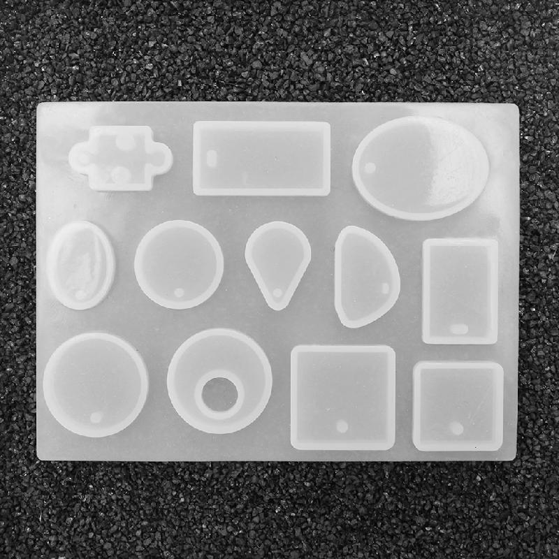 Various Shapes Necklace Silicone Mold for DIY Crafts Jewelry Making Pendant
