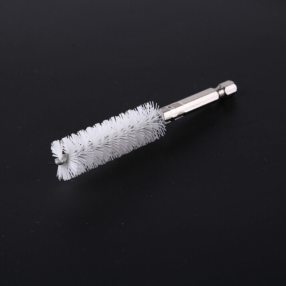 2pcs/Set Universal Impact Drivers Pipe Cleaning Nylon Brushes w/ Hex Shank