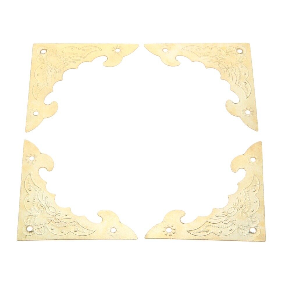 12Pcs Metal Guard Corner Decorative Protectors for Box Jewelry Gift Case Desk