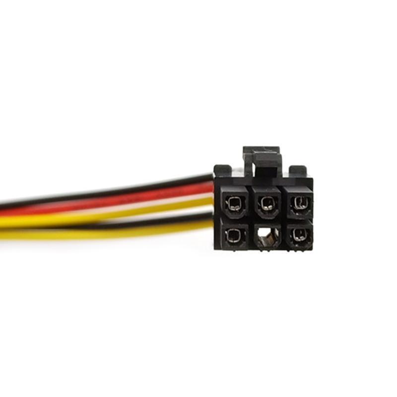4Pin PCI-E to PCIE 6Pin Power Cable PCI Express Graphics Card Connector Adapter