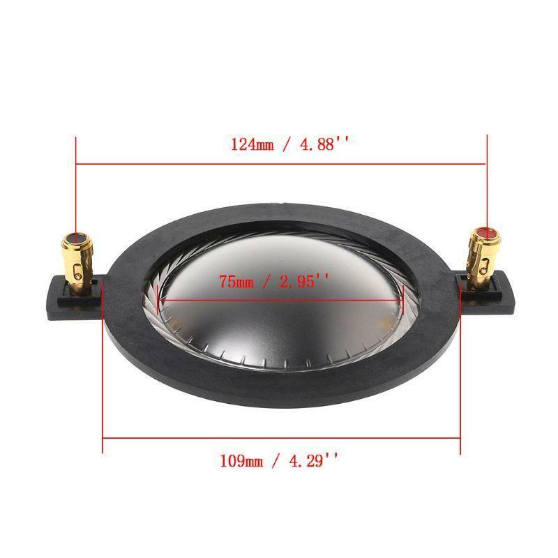 75.5mm/74.5mmAudio Driver Speaker Titanium Film Treble Voice Coil Reel Tweeter