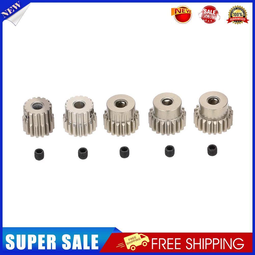 5pcs 3.175mm 48DP 16T 17T 18T 19T 20T Pinion Motor Gear Kit for 1/10 RC Car