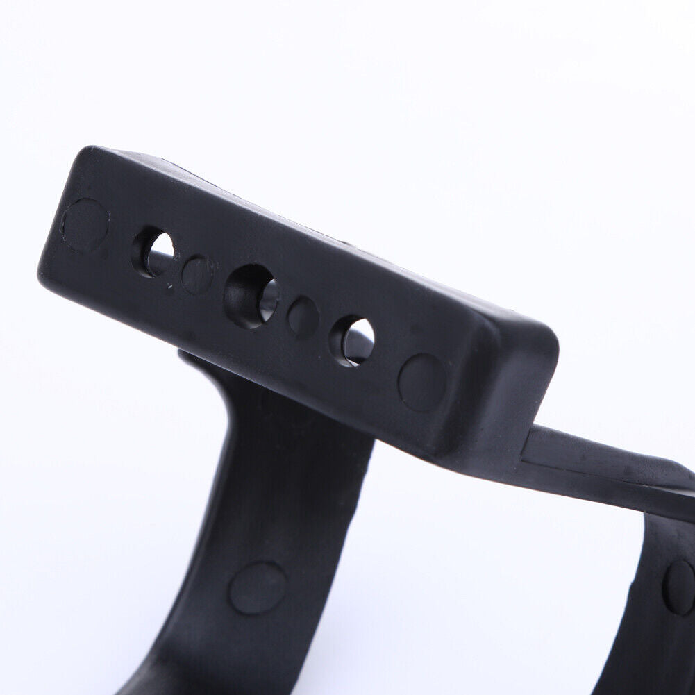 A Pair New Cycling Bicycle Bike Strapless Toe Pedal Clips Half Clips Black