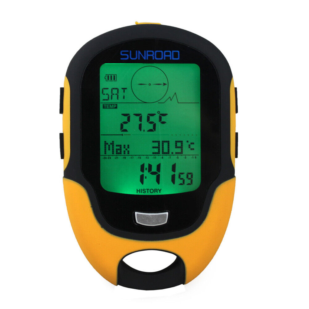 Waterproof FR500 Multifunction LCD Digital Altimeter Barometer Compass