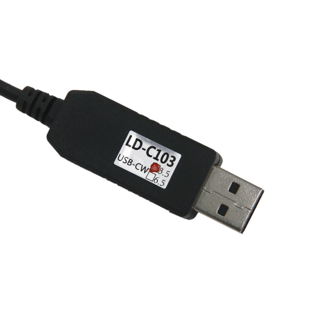 1.5m USB-CW 3.5mm  usb cable PC Send Morse to Radio for  FT817 857