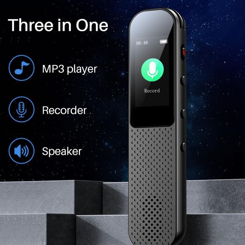 Mini Voice Recorder 3-in-1 Voice Recording Device for Lecture Meeting Durable