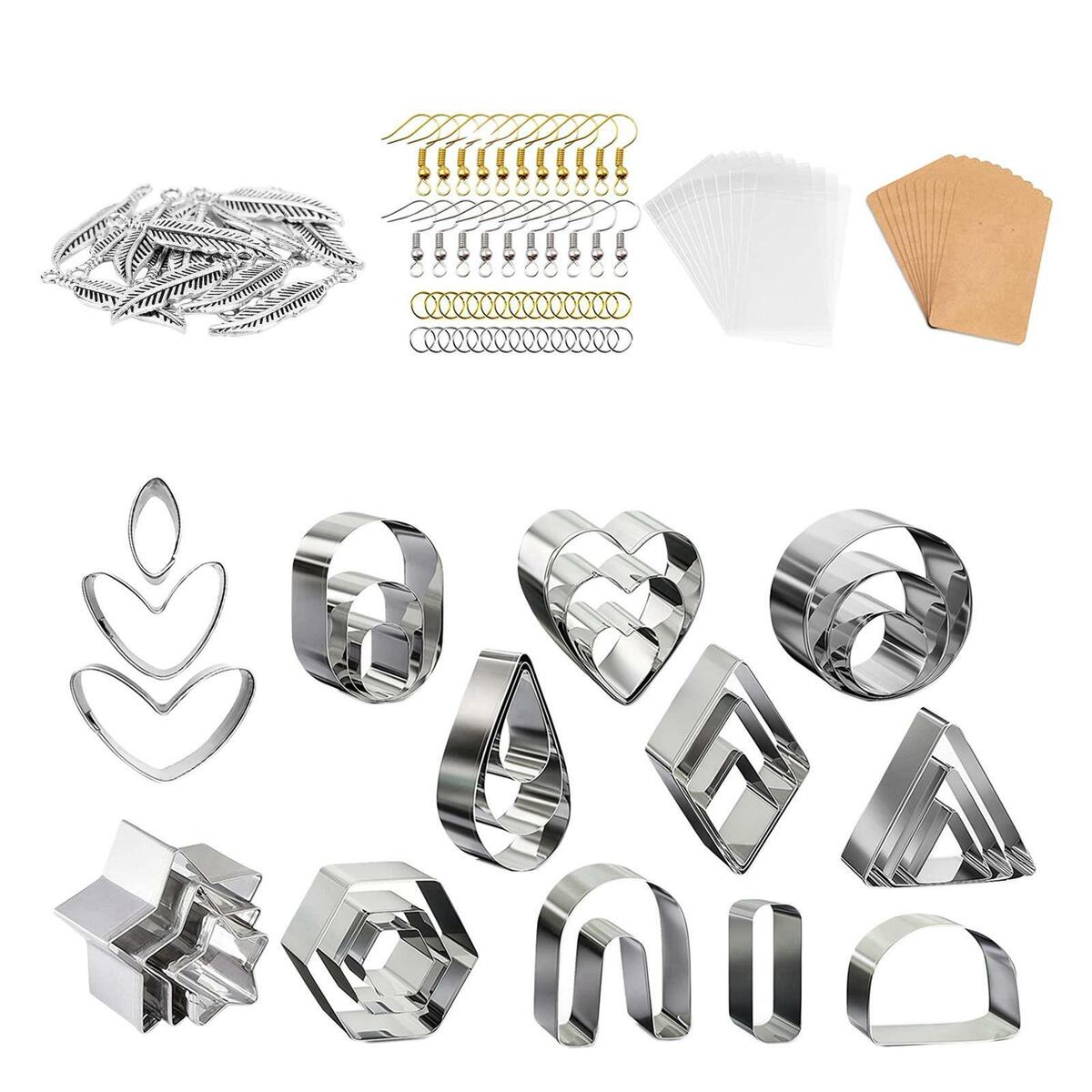 Polymer Clay  Jump Rings Earring Accessories Kit Durable Professional