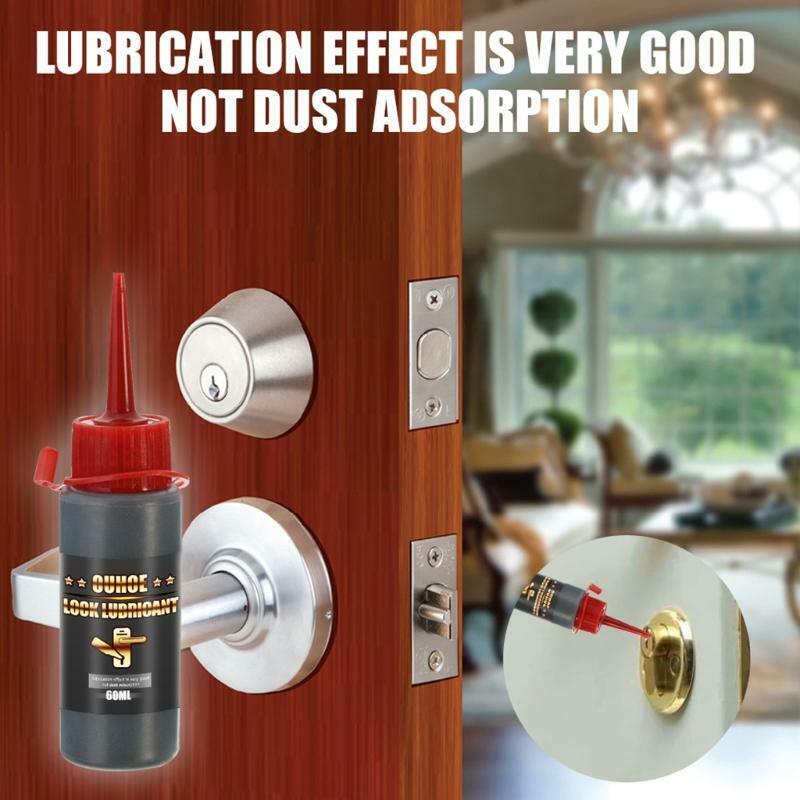 Door Lock Maintenance Graphite Powder 60ml Graphite Lock Lubricant Powder