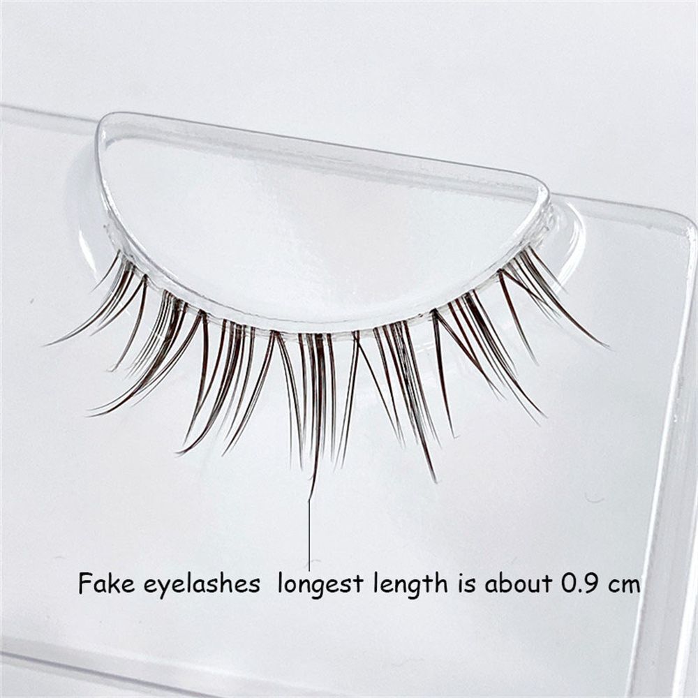 Cluster Makeup Tools Extension Short Messy Makeup Lashes Cross False Eyelashes