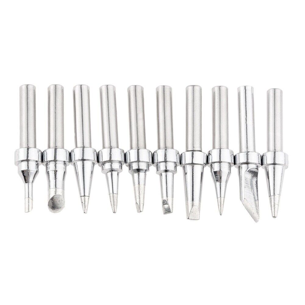 10Pcs 200M-T Series 31mm Soldering Iron Tip for Welding Small Components Repair