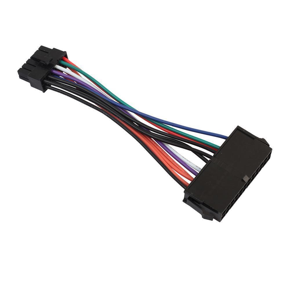 6 "ATX 24-pin Socket for 12-pin Converter Adapter, Power Supply Cable 18AWG