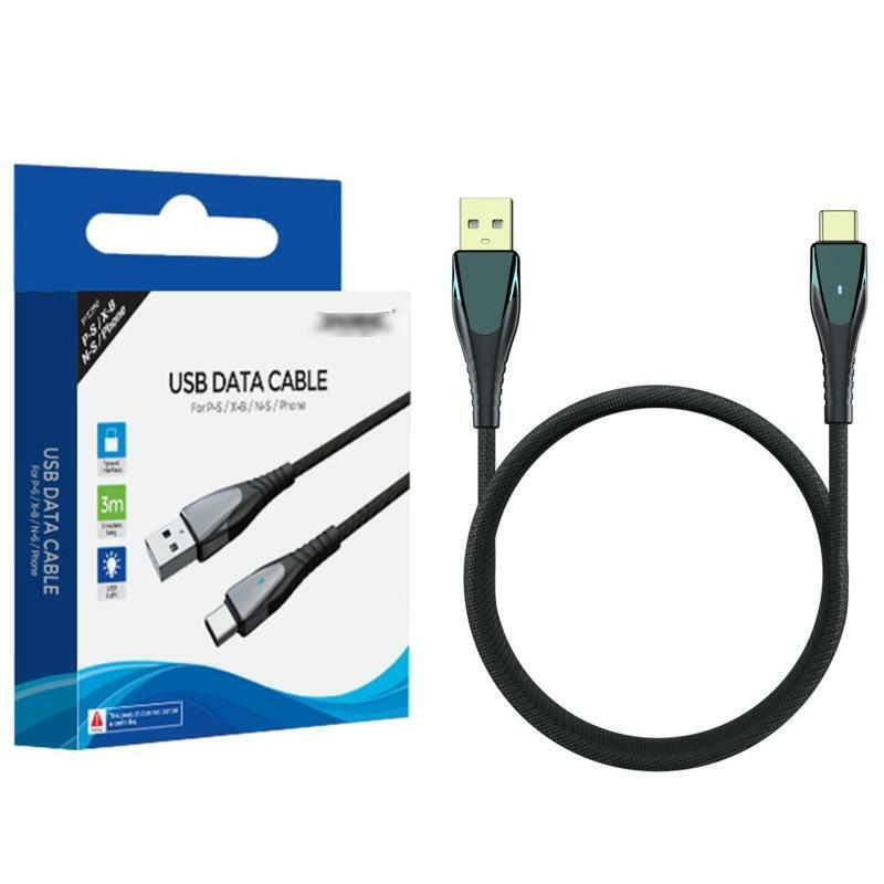 Charging Data Cable Power Supply Charger Cord for Switch Pro PS5 Game Controller
