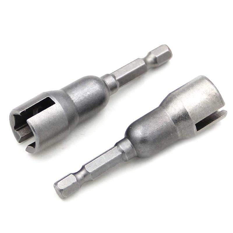 Slotted Bolt Sleeve Wrench 1/4'' Socket Adapter Electric Wrench Extension Rod