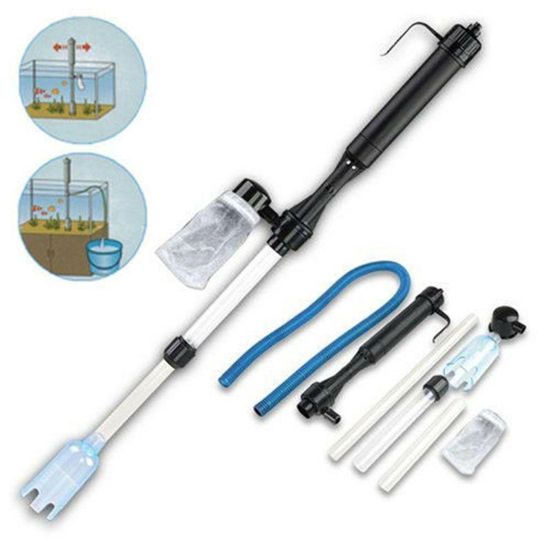 Aquarium Gravel Cleaner Siphon Kit Controller Sand Washer Absorption of Feces