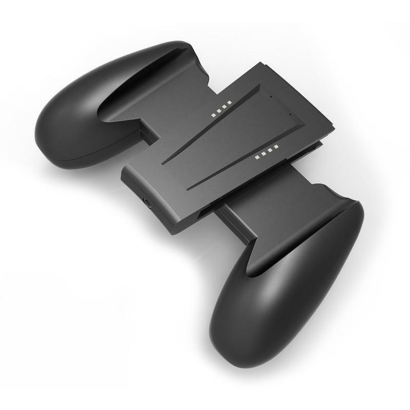 Charging Grip Handle Controller Charger Stand 3.5mm Jack for NS Switch Joy Con