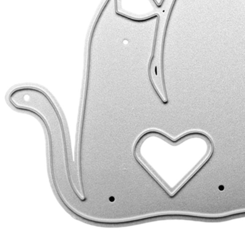 Puppy Art Background Metal Cutting Die Embossing Stencil Scrapbooking Photo