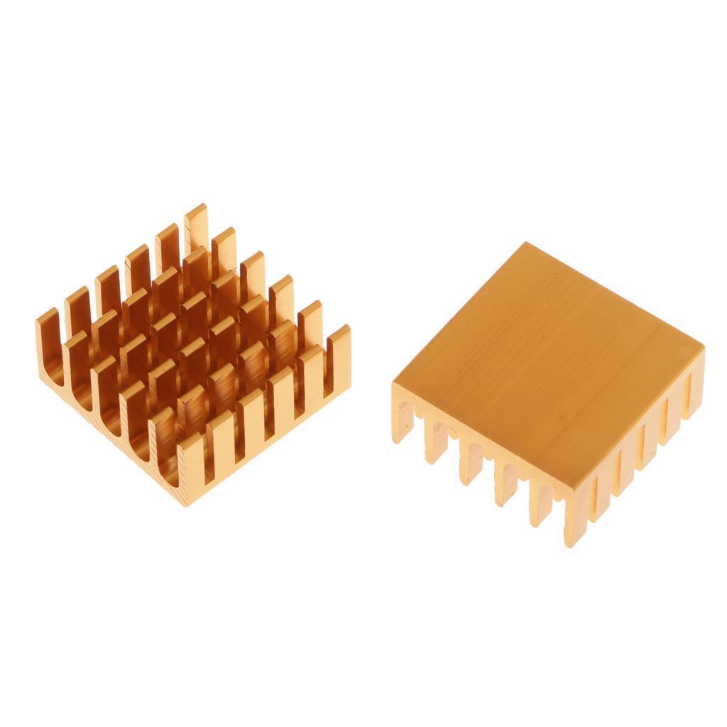 10x Heat Sink Cooling Module Aluminum Heat Sink Radiator Fin (0.87 Inch X 0.87