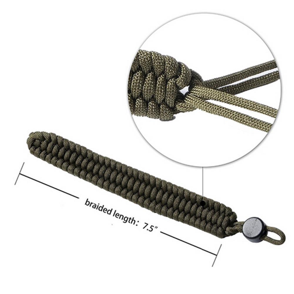 Braided Paracord Wrist Strap Lanyard for Canon Nikon DSLR SLR Camera (D)