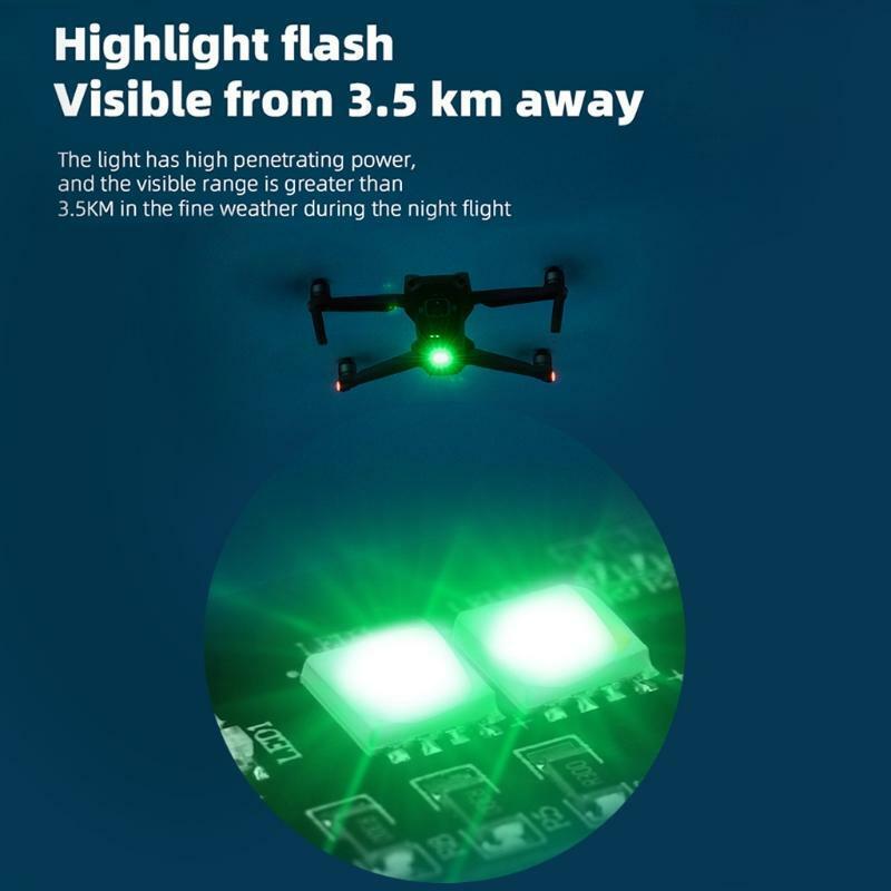 1pcs LED Warning Strobe Lamp Flight Light for Mavic Air 2 Drone Anti-Collision