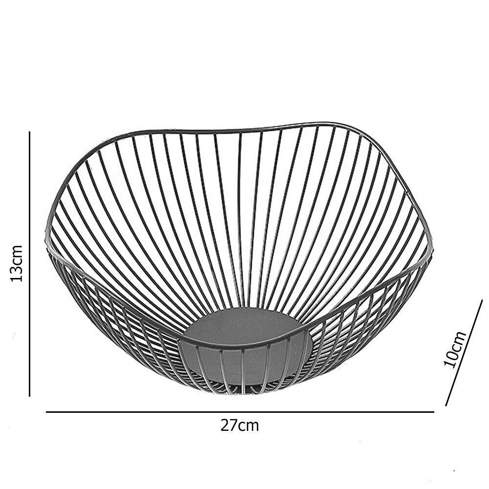 Simple Modern Iron Fruit Basket Creative Snacks Bread Storage Drain Basket