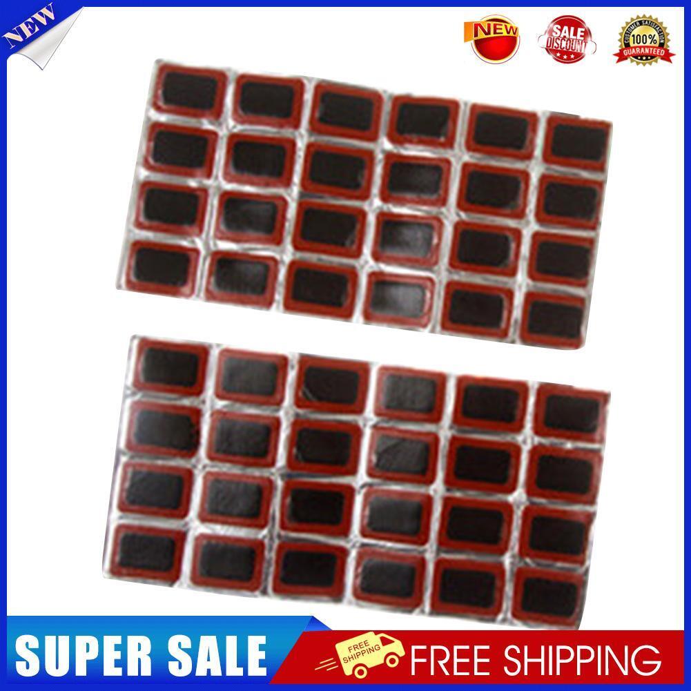 48pcs Round Bicycle Tire Repair Rubber Patches without Glue Self Adhesive